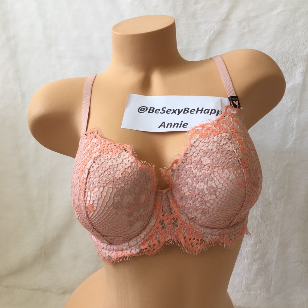 VS 32ddd Dream Angels Lined Demi bra
